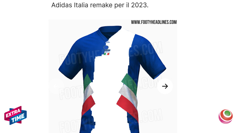 Italia, da Puma ad Adidas dal 2023: come sarà la nuova maglia