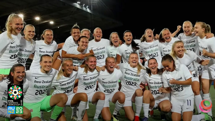 Maglietta rossa bandiera Norvegia Coppa del Mondo femminile 2023